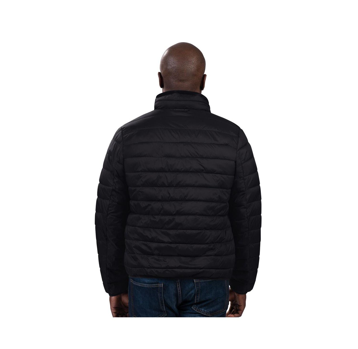 Men's Black San Diego Padres Packable Neck Pillow Full-Zip Puffer Jacket