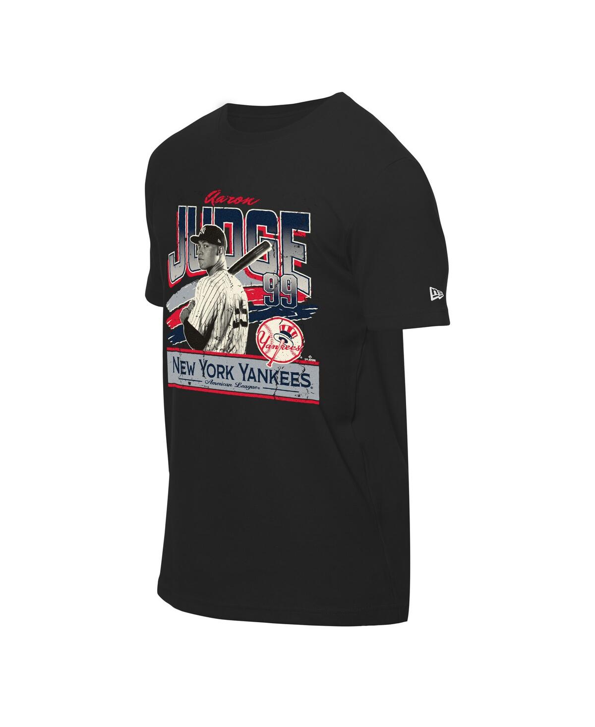 NEW ERA MEN'S AARON JUDGE BLACK NEW YORK YANKEES BATTER UP T-SHIRT 