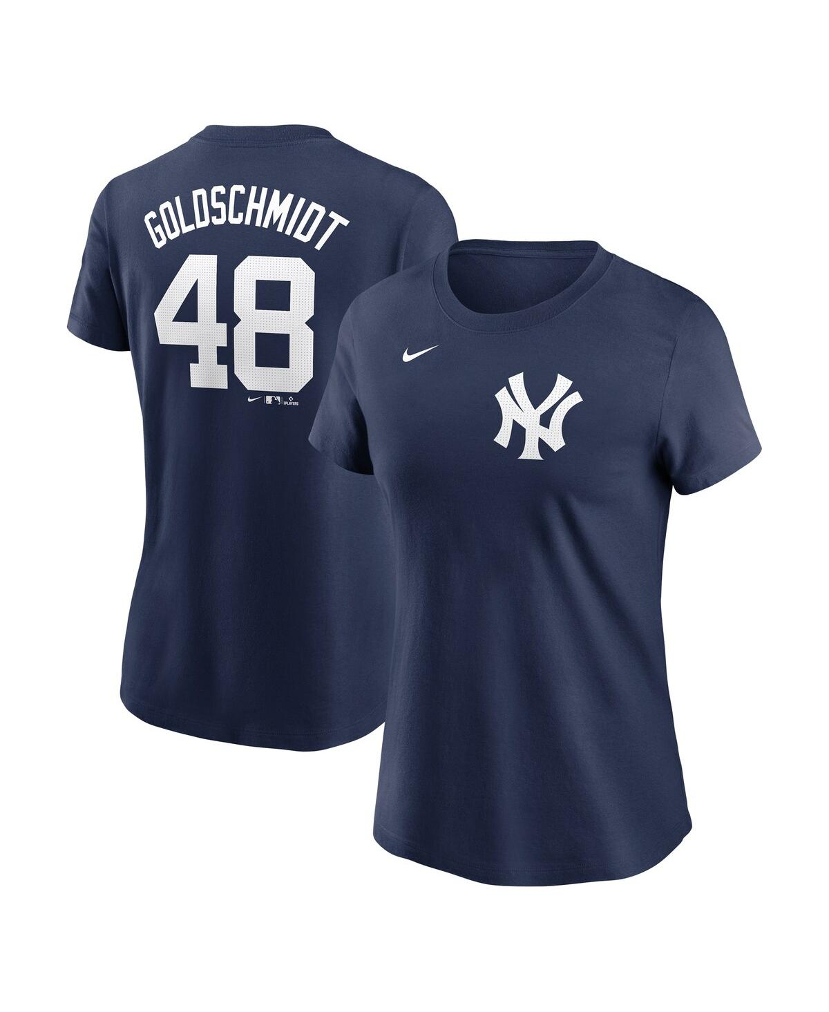 Nike Women's Paul Goldschmidt Navy New York Yankees Fuse Name Number T-shirt In Navy