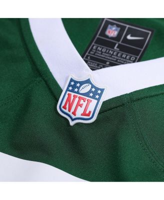 Men's Justin Fields Legacy Green New York Jets Game Player Jersey