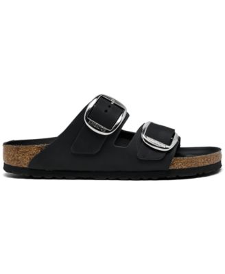 Women's Arizona Big Buckle Oiled Leather Sandals from Finish Line