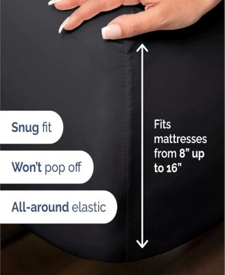 Rayon from Bamboo 4 Piece Deep Pocket Cooling Sheet Set - Twin