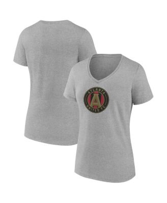 Fanatics - Women's Steel Atlanta United FC Logo V-Neck T-Shirt