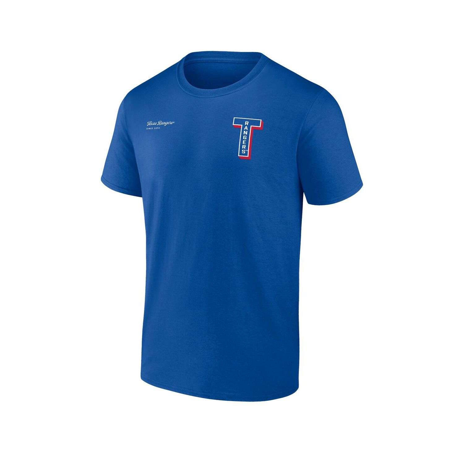 Men's Royal Texas Rangers Split Zone T-Shirt