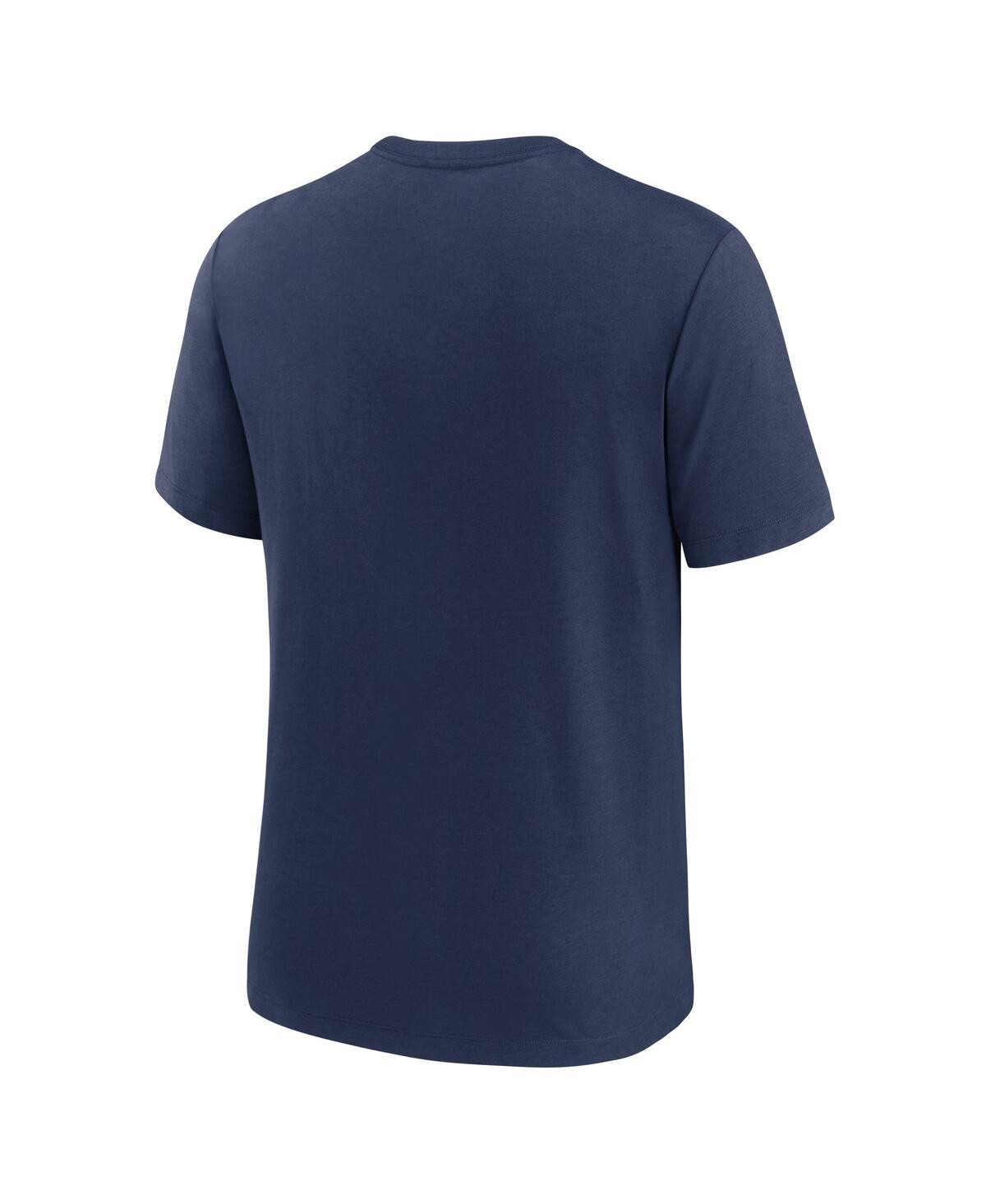 Nike Men's Navy Chicago White Sox Cooperstown Collection Arch Tri-blend T-shirt In Blue