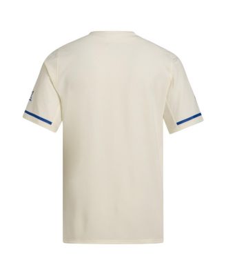 Men's&nbsp;Cream Kansas Jayhawks Replica Baseball Jersey