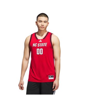 Men's 00 Red NC State Wolfpack Replica Swingman Jersey