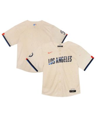 Nike - Toddler&nbsp; Cream Los Angeles Dodgers City Connect Team Limited Jersey