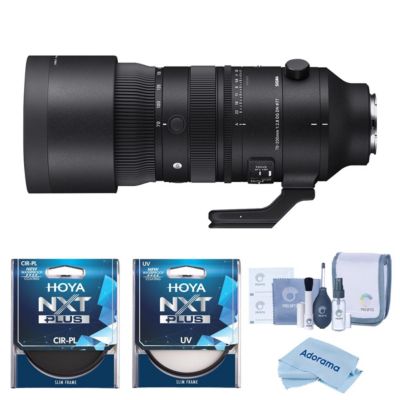 70-200mm f/2.8 DG DN OS Sports Lens for Sony E, Bundle with Hoya 77mm UV and CPL Filters