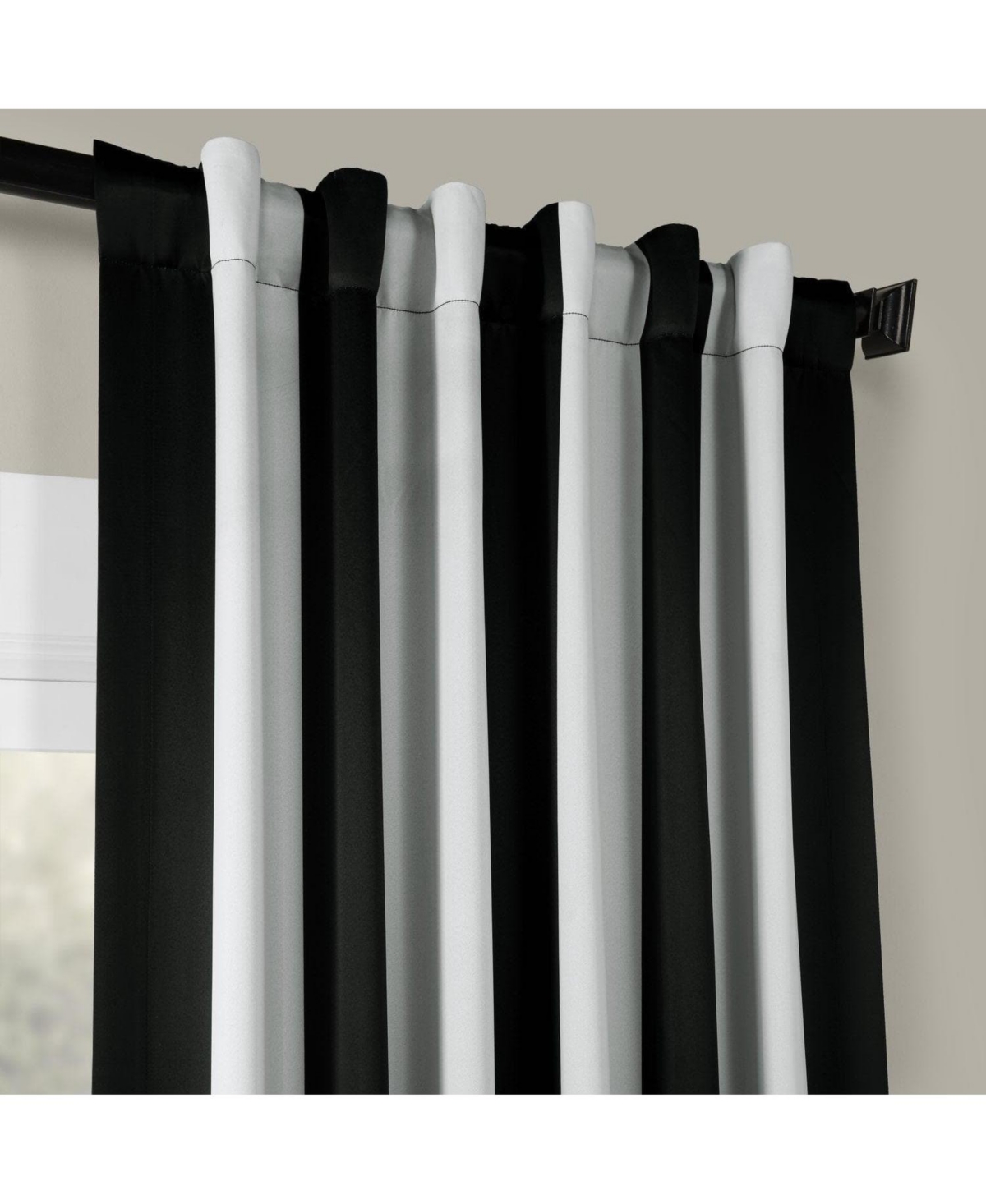 Half Price Drapes Awning Striped Room Darkening Curtain