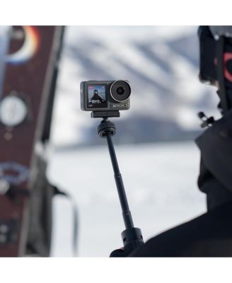 DJI Osmo Action 4 Camera Standard Combo Bundle with Backpack Strap Mount, Mini Extension Rod with Built-In Tripod, Osmo Action 160-minute Extreme