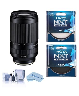 70-300mm f/4.5-6.3 Di III RXD Lens for Sony E, Bundle with Tiffen 67mm UV and CPL Filters