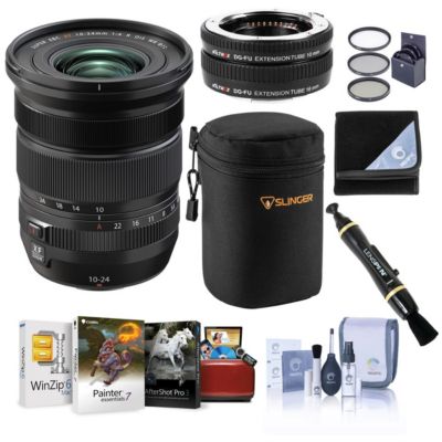 XF 10-24mm f/4 R OIS WR Lens, Bundle with Viltrox DG-FU Tube Set, 72mm Filter Kit, Cleaning Kit, Lens Case, Lens Wrap, Lens Cleaner, Mac