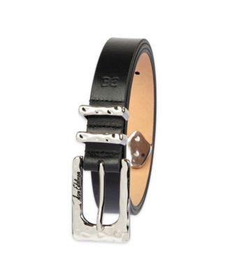 Women's Hammered Metal Casual Leather Belt