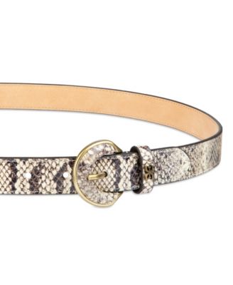 Women's Leather Harness Buckle Belt