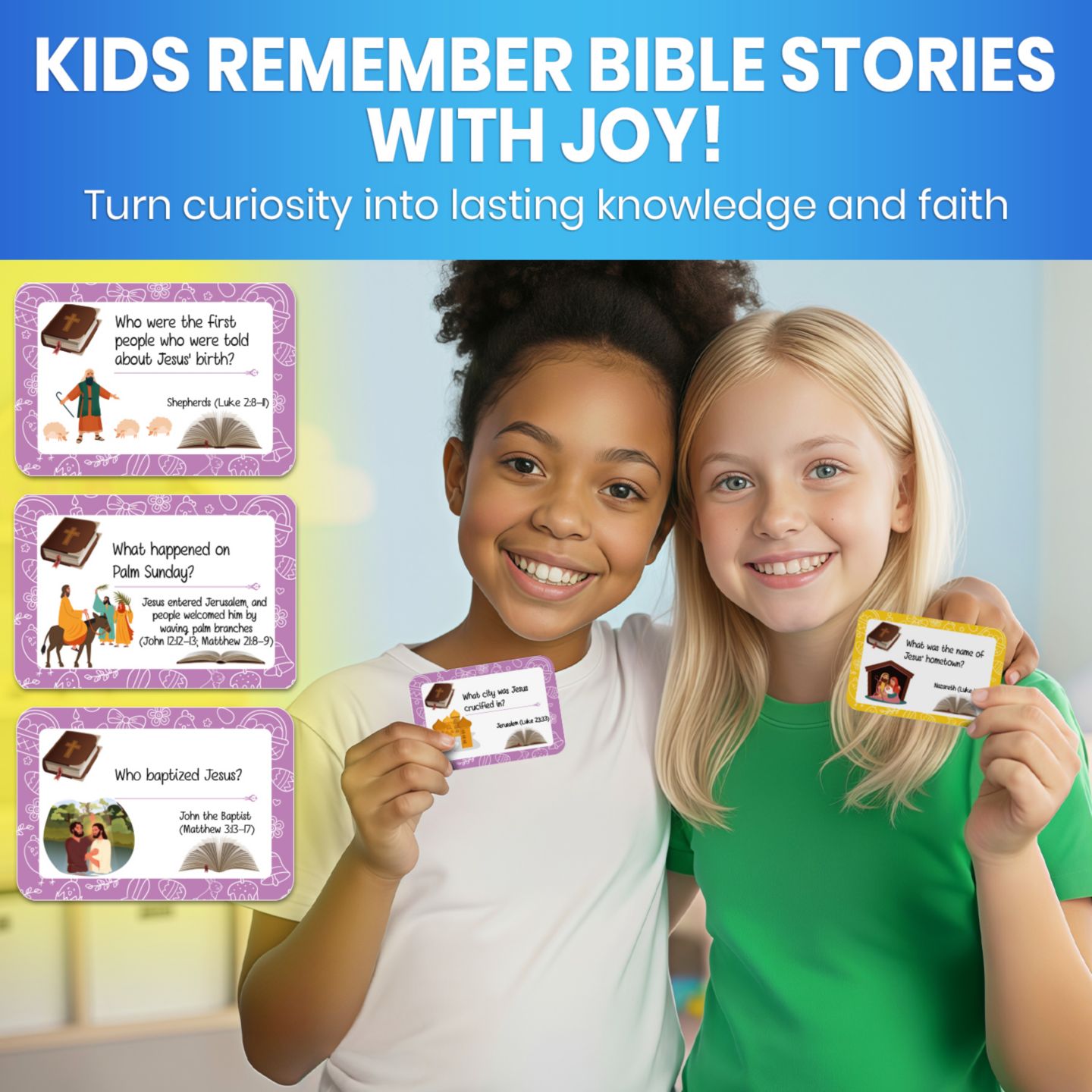 Детские игрушки Quokka Fun Bible Games for Kids and Families to Learn About Scripture - Christian Games for Sunday School, цвет: Разноцветный — фото 5