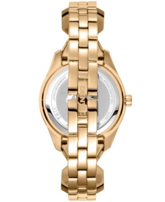 Women's Astoria Midi Glitz Gold-Tone Stainless Steel Bracelet Watch, 33mm