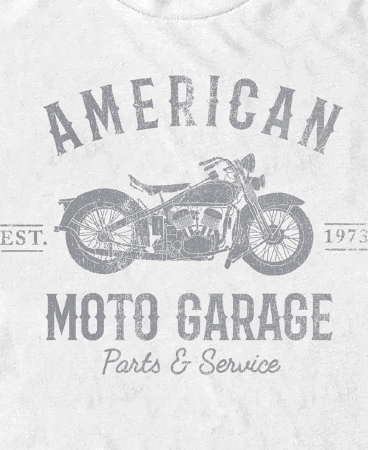 Generic Additude Men's American Moto Garage Short Sleeve T-Shirt