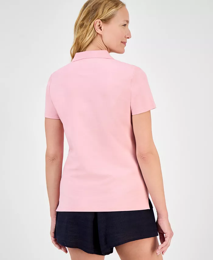 Women's Short-Sleeve Polo-Collar Shirt - thumbnail 10