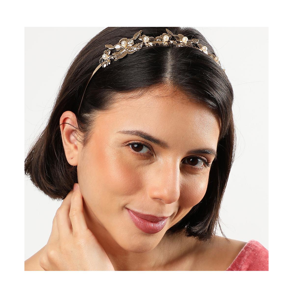 Sohi Women's Gold Plated Designer Hairband