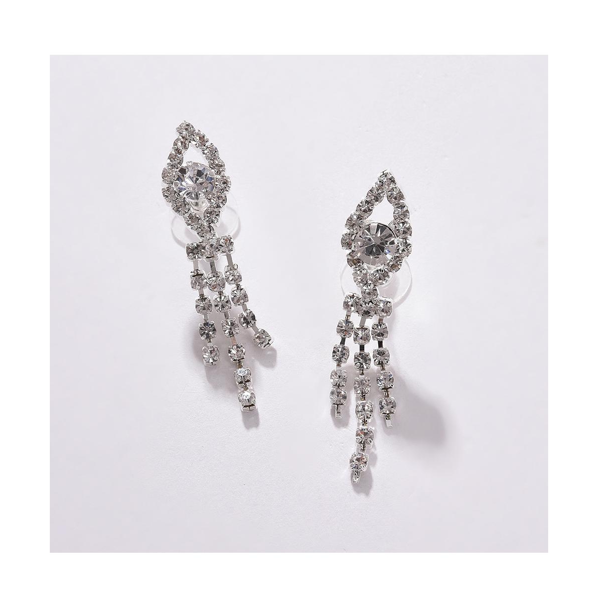 Sohi Women's Silver Plated Designer Jewellery Set In Silver