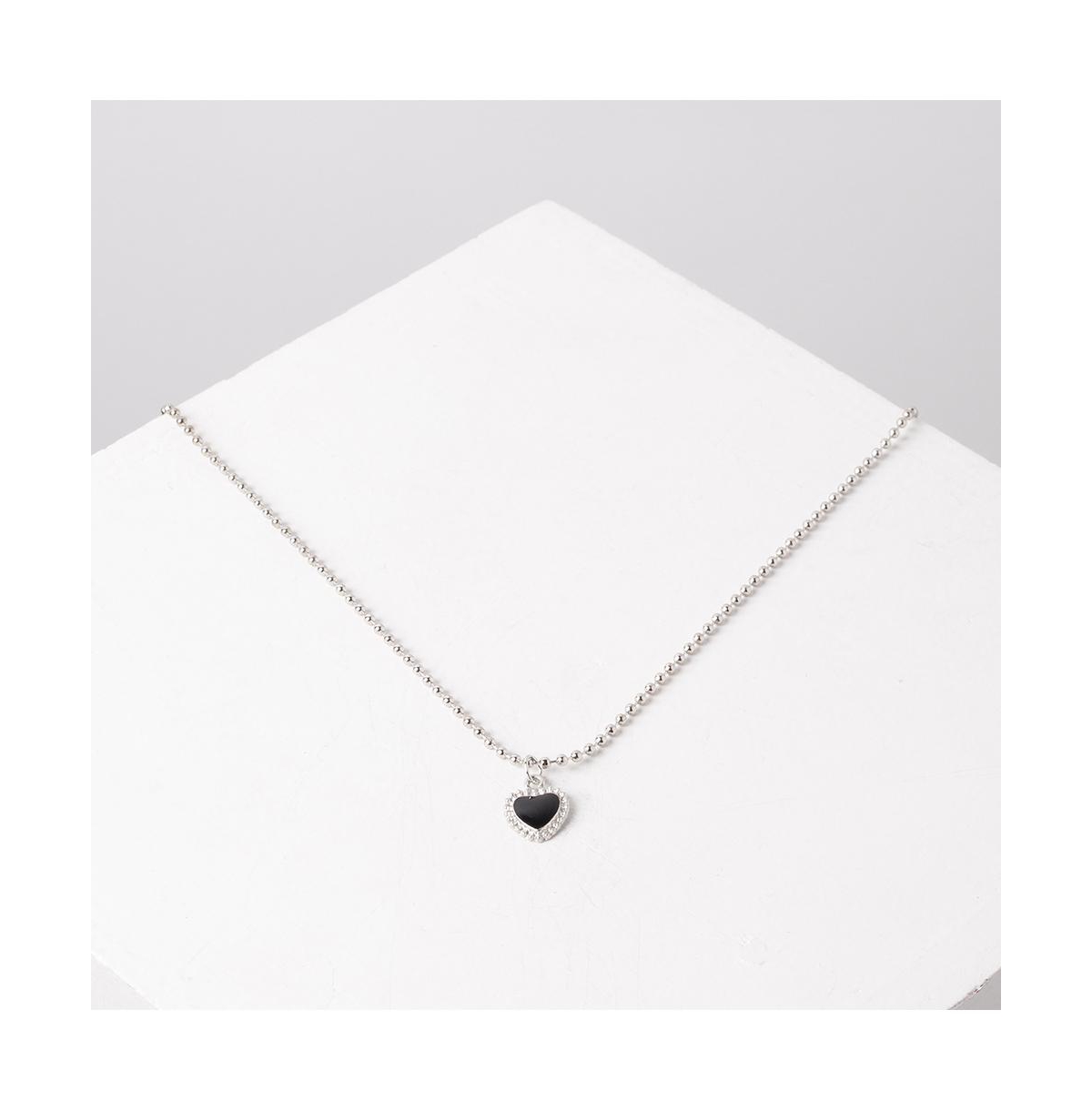 Sohi Women's Silver Plated Designer Necklace