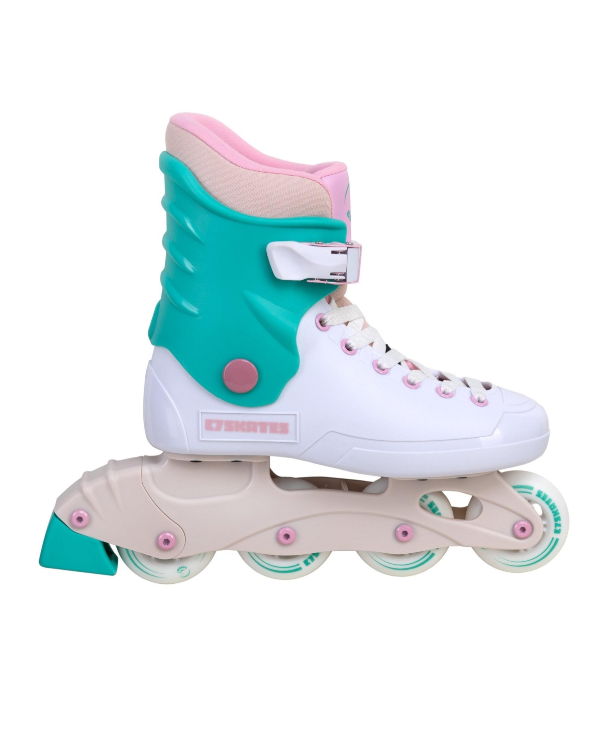 Nostalgic Impulse Adult Inline Skates (Mint Flash, Women's 6 / Youth 5 / Men's 5) - Mint flash