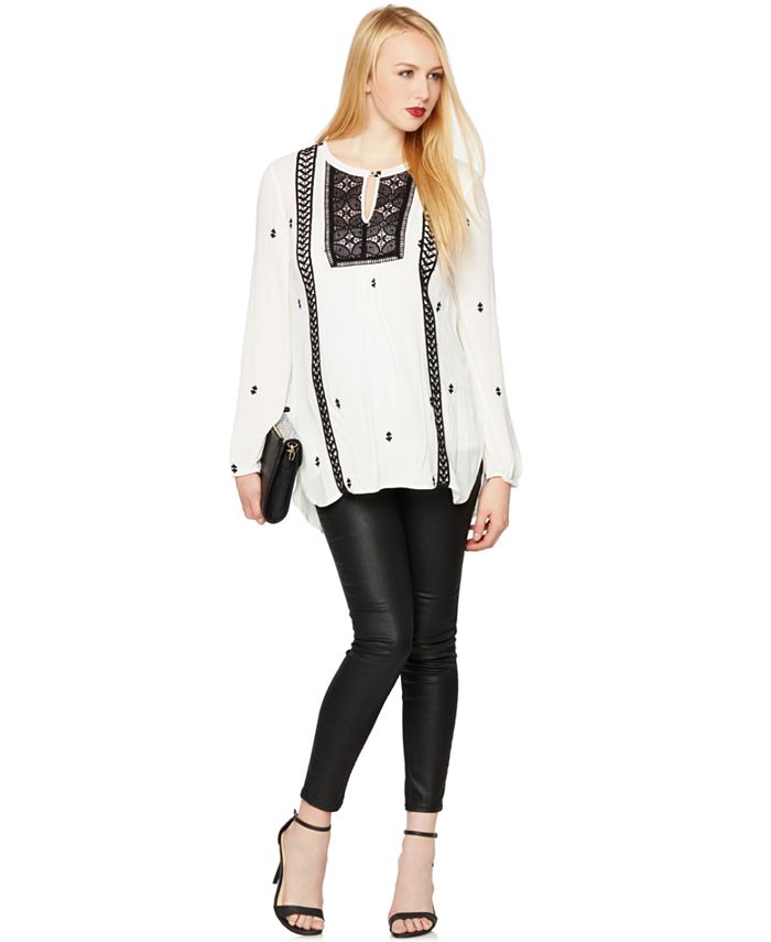 Vigoss Jeans Vigoss Maternity Maternity Skinny Jeans, Coated Black Wash