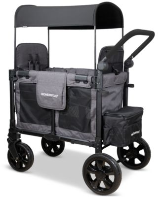 WonderFold Wagon - Infant Two Seater Stroller Wagon With Lighter Frame