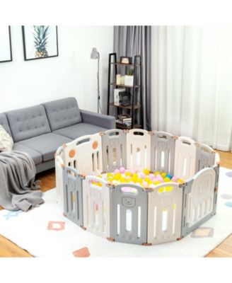 Baby 14 Panel Foldable Playpen Activity Center
