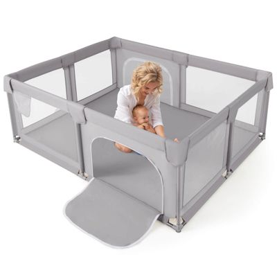 Toddler Playpen Extra Large Activity Center Safety Play Yard w/ Gate