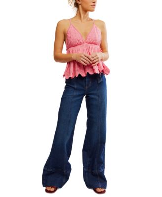 Women's Sunny Days Cotton Embroidered Cami