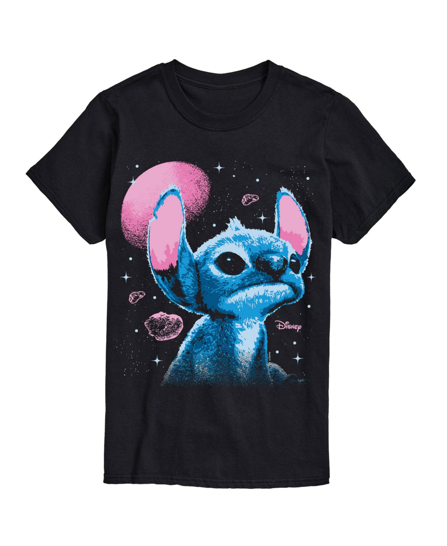Men's Lilo and Stitch Live Action Stitch Space Short Sleeve T-Shirt
