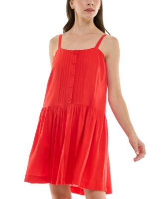 Taylor - Women's Drop-Waist Sleeveless Mini Shift Dress