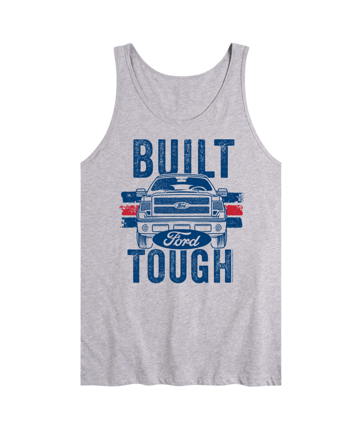 Men's Ford Built Tough Sleeveless Tank Top - Gray