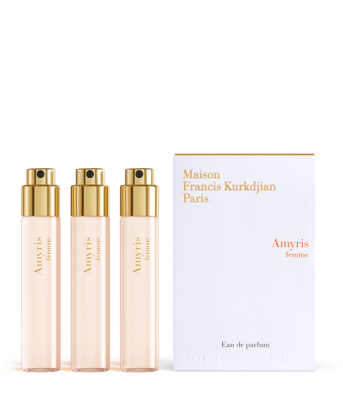 Maison Francis Kurkdjian 3-pc. Amyris Femme Eau De Parfum Globe Trotter Refills Set In Transparent