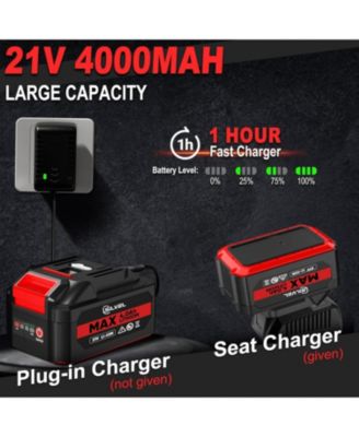 18 Gauge Cordless Brad Nailer, 2 in 1 Cordless Nail Gun/Electric Stapler, 2  21V Battery Powered Nail Gun, Fast Charging for Woodworking,Home Improvement