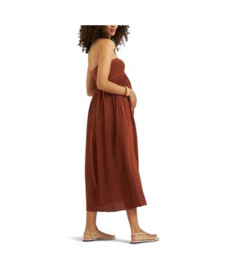 Maternity Ripe Evie Crochet Dress