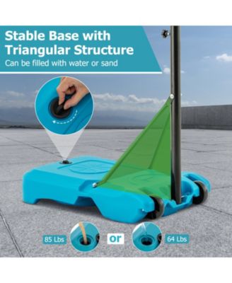 Height Adjustable Pool Basketball Hoop for Kids Teens and Adults