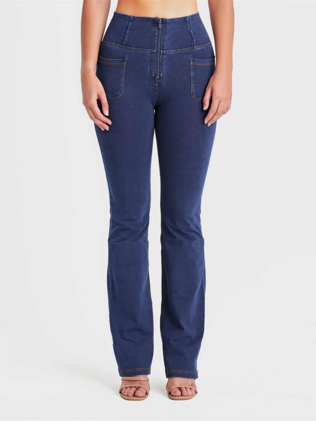 Women's Wr.up Denim Front Pocket Flare Jeans - Blue