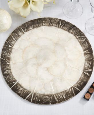 Glow Capiz Placemats, 15" Round