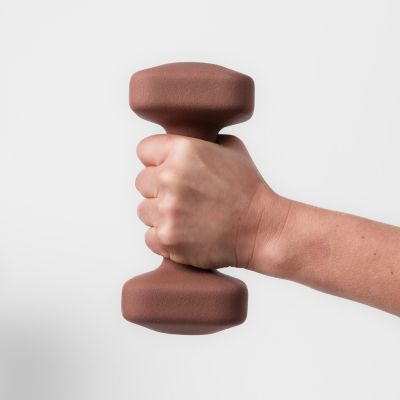 SafeGrip Dumbbells Lower Set with Light Rack - 2, 3, 5, 8lbs