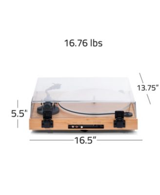 RT85 High-Fidelity Vinyl Turntable with Ortofon 2M Blue Cartridge, Acrylic Platter, Speed Control, and Vibration Isolation