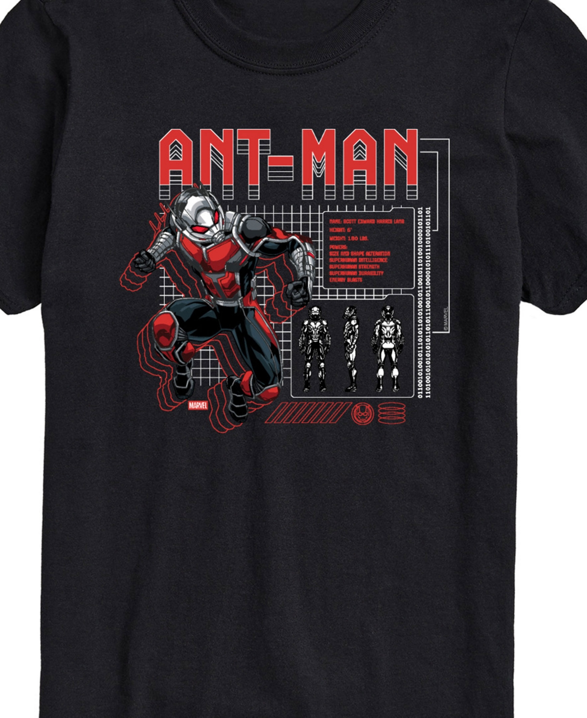 Airwaves Men's Marvel Ant-man Game Short Sleeve T-shirt