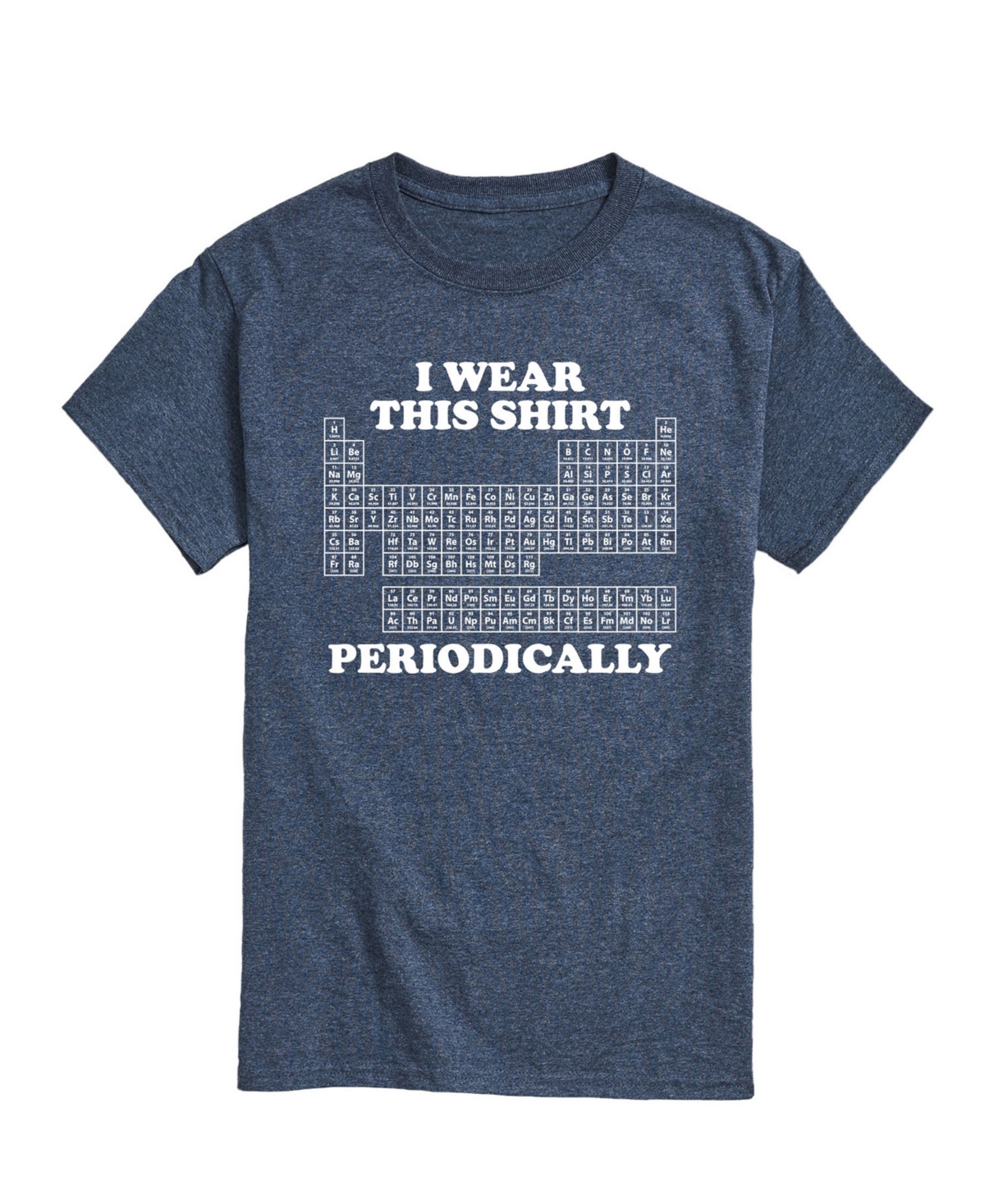 Airwaves Men's I Wear This Shirt Periodically Short Sleeve T-Shirt - Blue