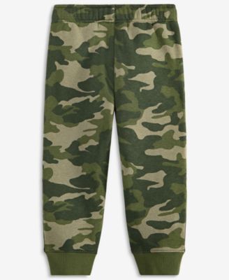 Toddler Boys 2T-4T Soft Fleece Camo Joggers, Exclusively at Macy's