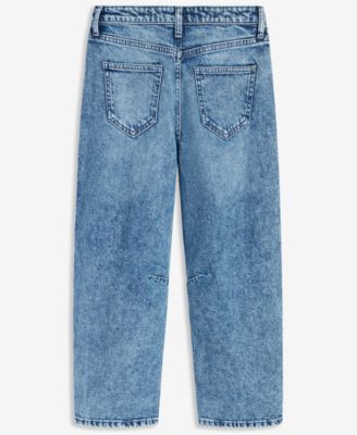 Little & Big Girls Indigo Coco Barrel Jeans, Exclusively at Macy's