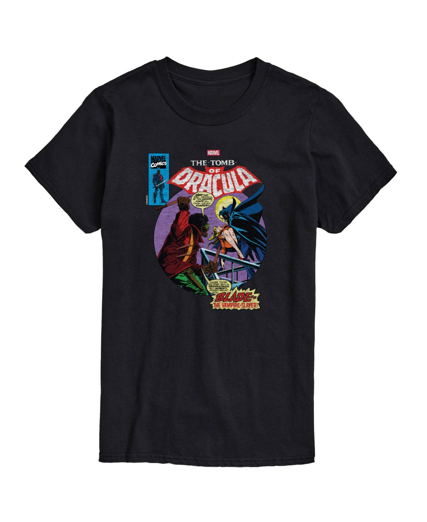 Мужская футболка AIRWAVES Marvel Blade Tomb of Dracula Short Sleeve, цвет: Чёрный — фото 1