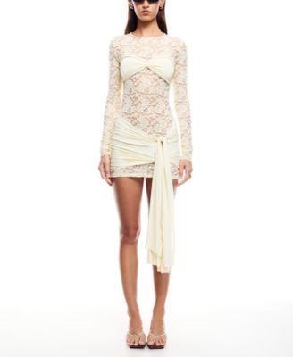 Lioness - Women's Midnight Lace Mini Dress