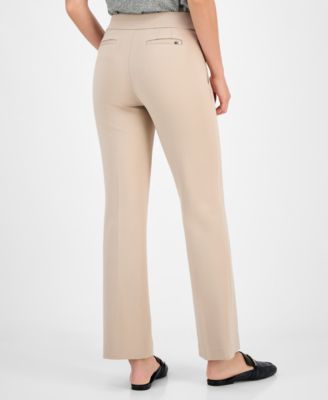 Petite Grace Pull-On Slash-Pocket Trousers